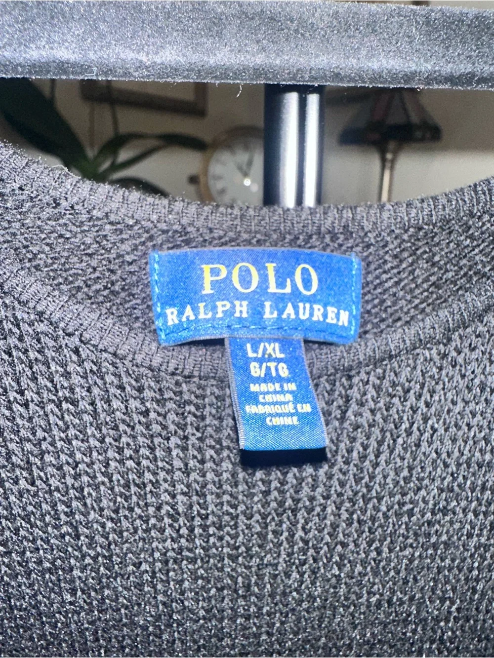 Polo Ralph Lauren Girls Black Knit Drop-Waist Sequin Pleated Dress L/XL Pristine
